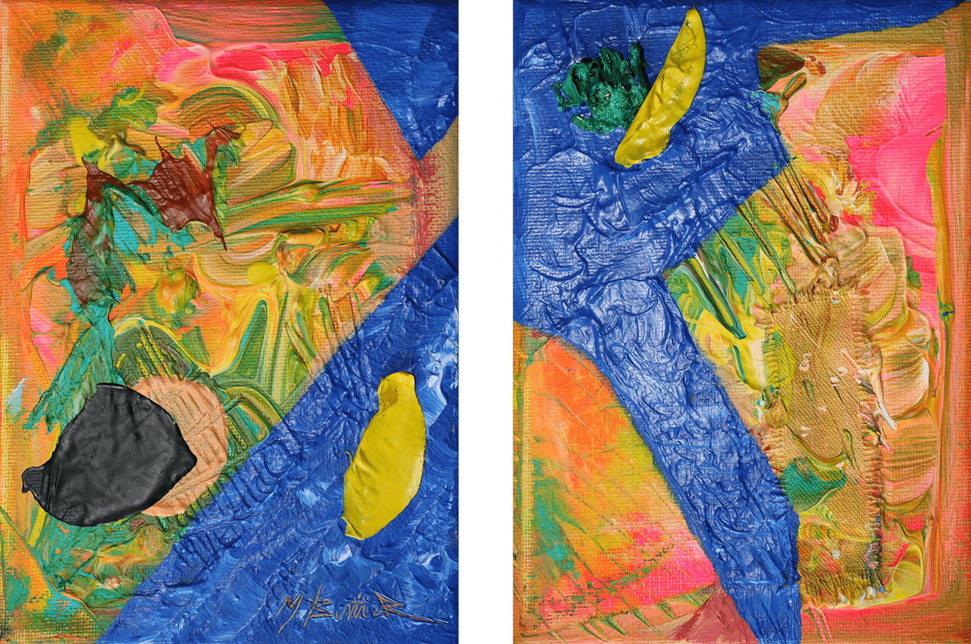South America, 2013, Acrylic on Canvas by British artist Michael Butler