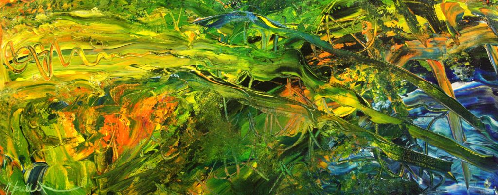 Ocean Dreams, 2014, Acrylic on Canvas by British artist Michael Butler