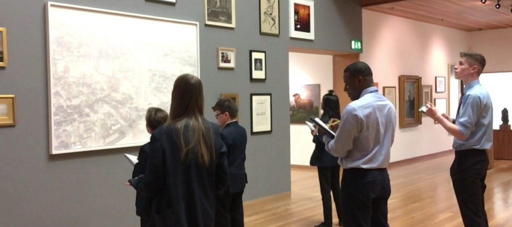 The New Art Gallery Walsall Drawing and Fine Art Master Class — artist film by Michael Butler